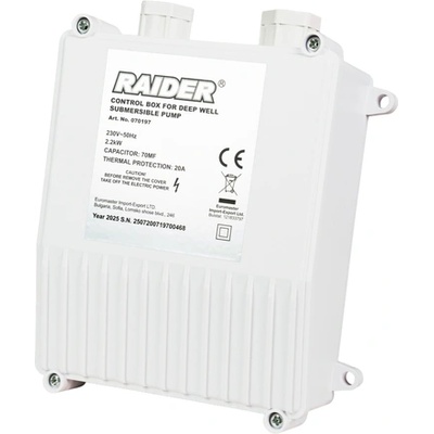 Raider Пусково табло за сондажни помпи до 2, 2 kW RD