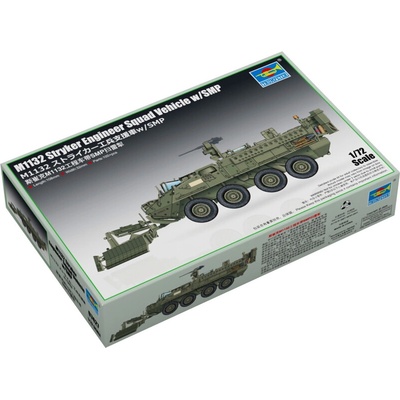 Trumpeter M1132 Stryker Engineer Squad Vehicle with SMP & AMP 1:72