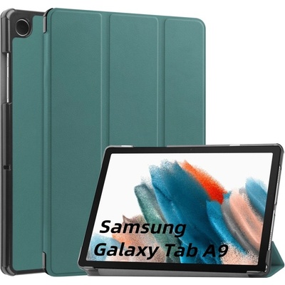 Vsetkonamobil 66394 LEATHER Zaklápací kryt Samsung Galaxy Tab A9 zelený