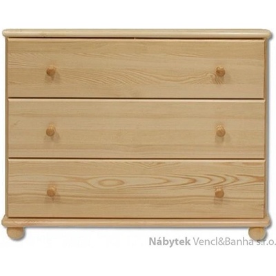 Drewmax prádelník z masivního dřeva borovice KD105 pacyg – Zboží Dáma