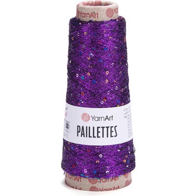 Yarn Art Paillettes 8009 fialová