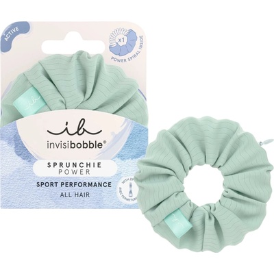 Ozdobná špirálová gumička do vlasov Invisibobble Sprunchie Power All In One - mentolová