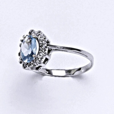 Čištín Zlatý Kate zirkon akvamarin VR 247