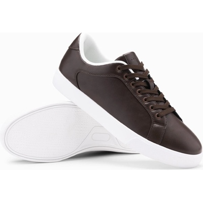 Ombre Classic men's sneaker shoes with high sole graphite biela