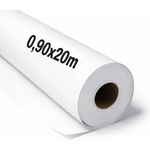 OFITURIA Kraft paper white - roll 0.90 × 20 m - 6 rolls - packaging paper and wrapping paper - craft paper for DIY, decoration and sewing patterns - tear-resistant and easy to cut - COM620 (COM620)
