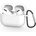 Techsuit Силиконов калъф с карабинер за Apple Airpods Pro 3 - Techsuit Silicone Case (бял) (KF2356309)