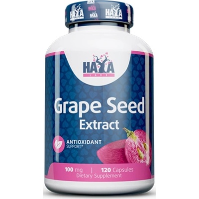 Haya Labs Grape Seed Extract, 100 mg, 120 капсули, Haya Labs