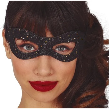 Image 1 of Fiestas Guirca Маска - черна със звезди