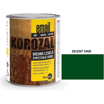 Slovlak Korozal email 10kg lesklý Zelený