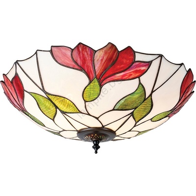 Endon Lighting 63960 - Таванно осветително тяло Tiffany BOTANICA, 2xE27/60W/230V, Ø 45 см (EN0281)