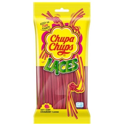 Chupa Chups kyselé pásky s jahodovými příchutěmi 90 g