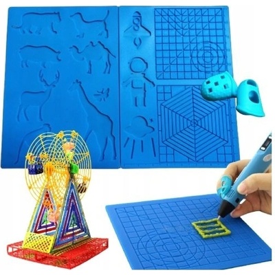 Silikonová podložka šablona pro 3D pero – Zboží Mobilmania