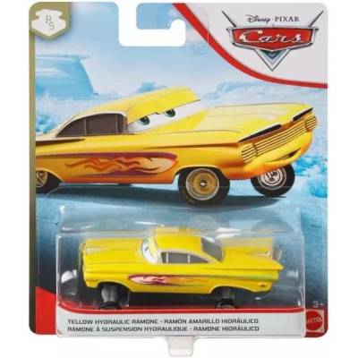 Mattel Колите 3 малки колички герои - Жълт Хидравличен Рамон (gcb96)