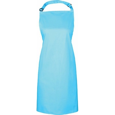 Premier Workwear Klasická zástěra modrá cyan Pantone Cyan C 72x86cm PW150