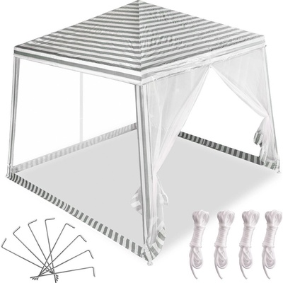 KIK KX4074 2,4 x 2,4 m bílý – Zboží Dáma