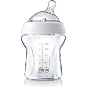 Chicco Стъклено шише за хранене Chicco - Natural Feeling РР, 150 ml, 0м+ (N0238)