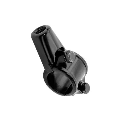 adaptér spätného zrkadla M10/1,25 ľavý závit (22,2 mm priemer) (čierny)