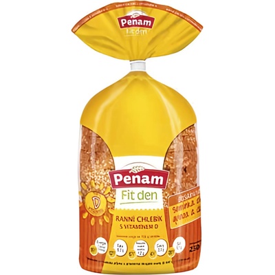 Penam Ranní Chlebík s vitaminem D, krájený 250 g