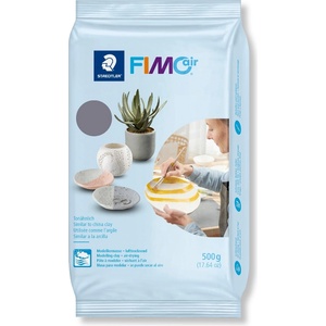 FIMO Глина Staedtler Fimo Air basic 8100, 500g, сив (21922-А-СИВ)