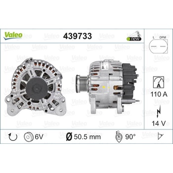 VALEO Alternátor 439733