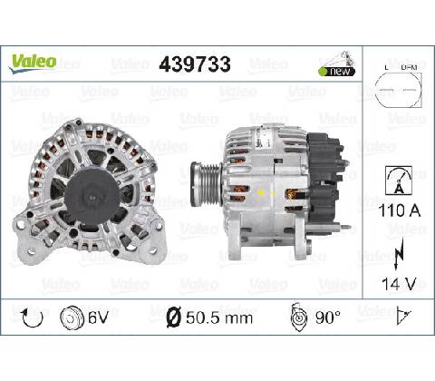 VALEO Alternátor 439733