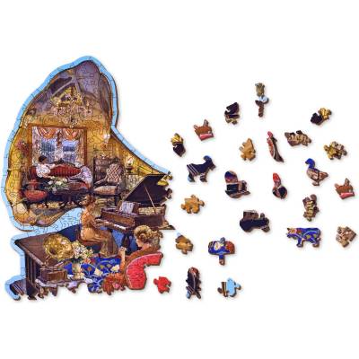 Wooden City - Puzzle Cozy Gramophone 250 - 250 piese