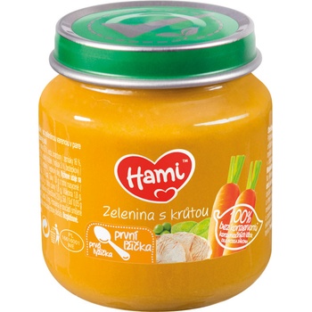 Hami Zelenina s krůtou první lžička 125 g