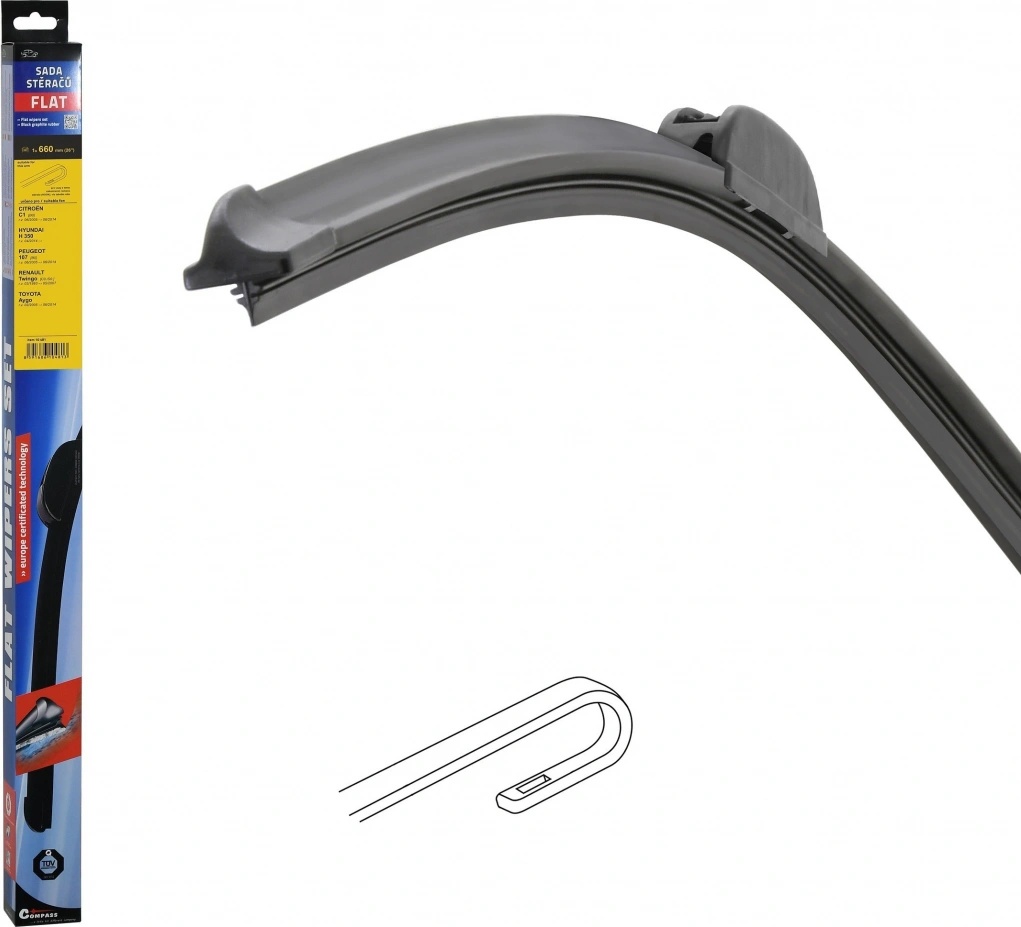 Compass Flat Set Hook 660 mm 10481