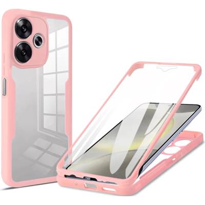 Techsuit Калъф за Xiaomi Poco F6 + Cover - ColorVerse 360 Series - Pink