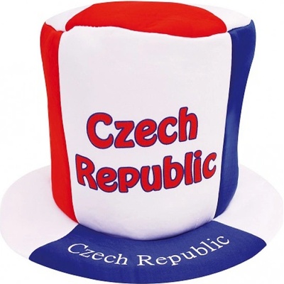 Klobúk s vlajkou Česká republika Česká republika