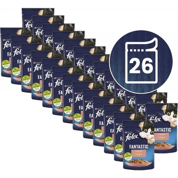 Felix Fantastic losos v želé 26 x 85 g