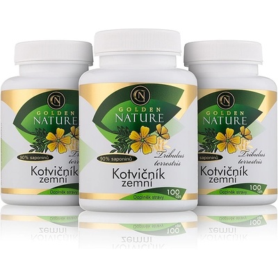 Golden Nature Kotvičník zemní 90% saponinů 300 kapslí
