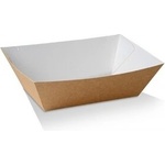  Картонени чинийки гондола голяма крафт картон 50бр. 14/9/5, 5 cm (е-33741)