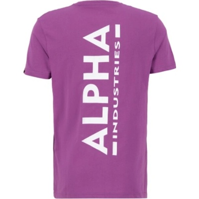 Alpha Industries Backprint T Dark Magenta