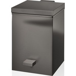 DECOR WALTHER Кошче за отпадъци в баня Corner Soft Close квадратно 26, 5 см тъмен метал мат (0614666)