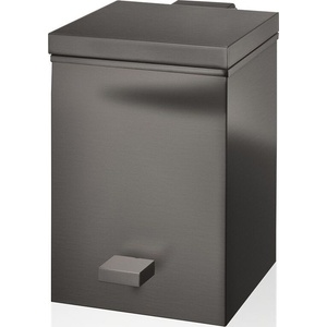 DECOR WALTHER Кошче за отпадъци в баня Corner Soft Close квадратно 26, 5 см тъмен метал мат (0614666)