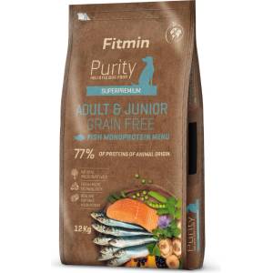 Dibaq Fitmin Purity Adult & Junior Grain Free Fish Menu храна за кучета 12 kg