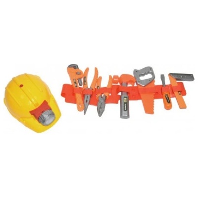 Teddies sada nářadí na opasku a přilba