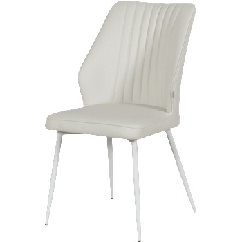 Carmen Трапезен стол laredo 3 y силиконова кожа - шампанско 02 (3532149)