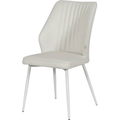 Carmen Трапезен стол laredo 3 y силиконова кожа - шампанско 02 (3532149)