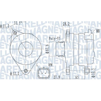 generátor MAGNETI MARELLI 063732016010