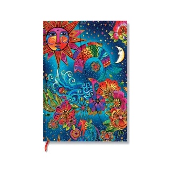 Paperblanks Celestial Magic Whimsical Creations Sketchbooks Grande Sketchbook Elastic Band 112 Pg 200 GSM