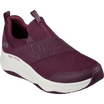 Skechers Relaxed Fit: D'Lux Fitness - Smooth Energy - Plum Mesh/Trim