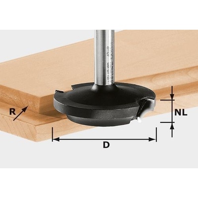 FESTOOL Zploštovací fréza HW D42,7/13/R6