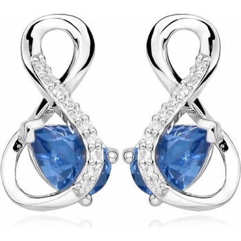 Silver Cat s modrým spinelem a zirkony SC412