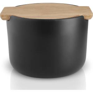 Eva Solo Бурканче за сол NORDIC KITCHEN 10 см, черен, керамика с глазура, Eva Solo (ES502784)