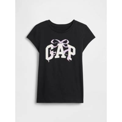 GAP detské tričko s logom Gap čierna