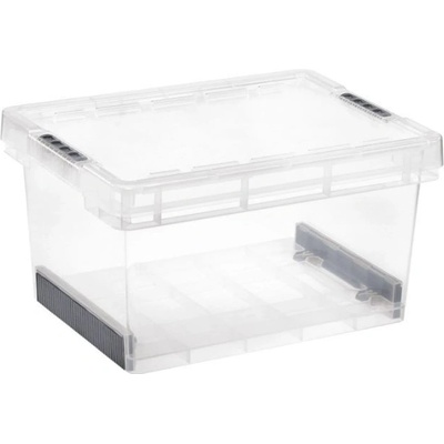 Tontarelli Úložný box Evolution s víkem 8034362AK5 25 l transp grafit