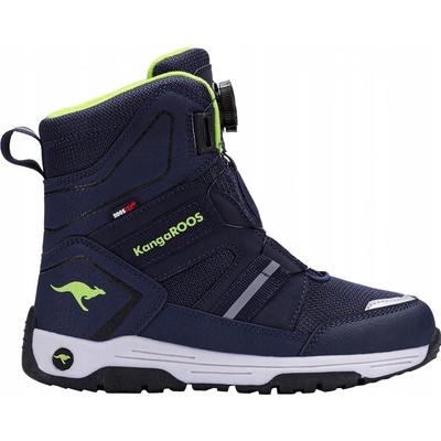 KangaROOS dětské sněhule K-MJ Hunter RTX FX dark navy / lime