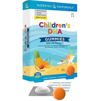 Image 1 of Nordic Naturals Children's DHA Gummies 600 mg [30 желирани бонбони]
